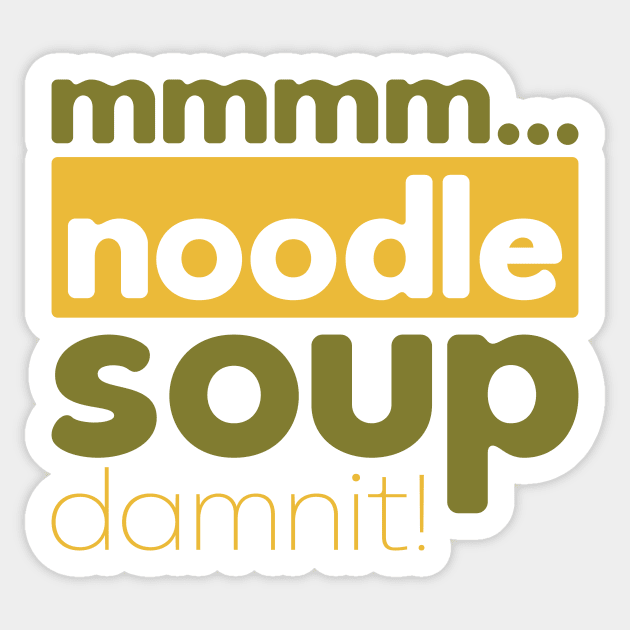 Mmm... noodle soup Sticker by polliadesign